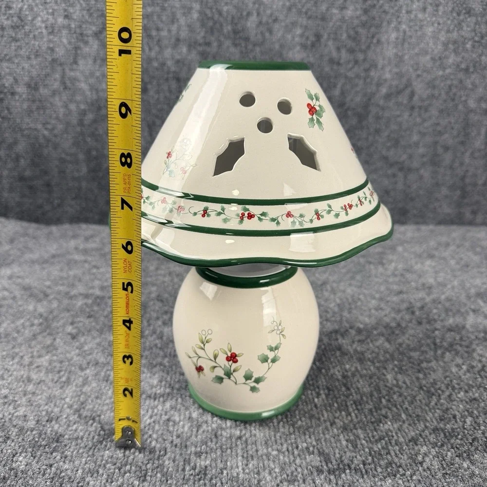 Vtg Pfaltzgraff Winterberry Votive‎ Lamp 109-B86-00 Christmas Candle Holder NIB